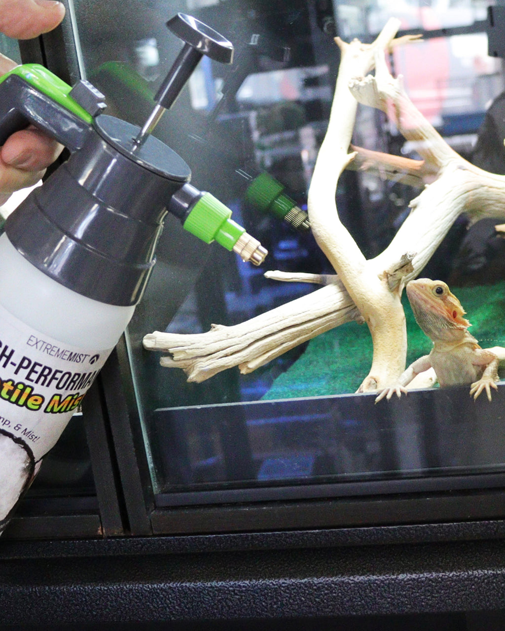 Reptile Mister – Fine Mist Terrarium Sprayer for Chameleons, Lizards, Snakes & Tropical Habitats