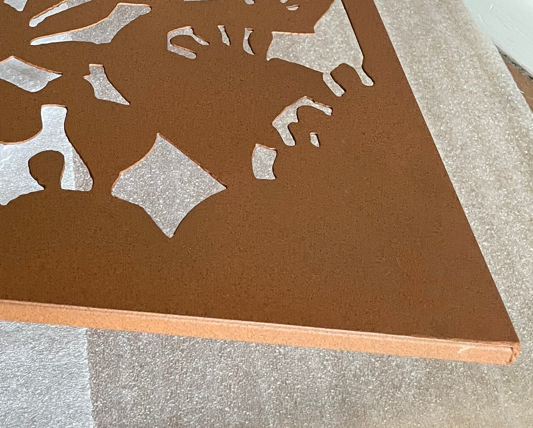Metal Privacy Screen or Large Metal Wall Art (46" Inch)