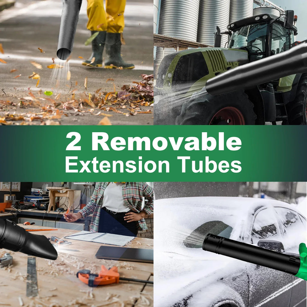 Tegatok Cordless Electric Leaf Blower 450CFM 125MPH 20V Battery