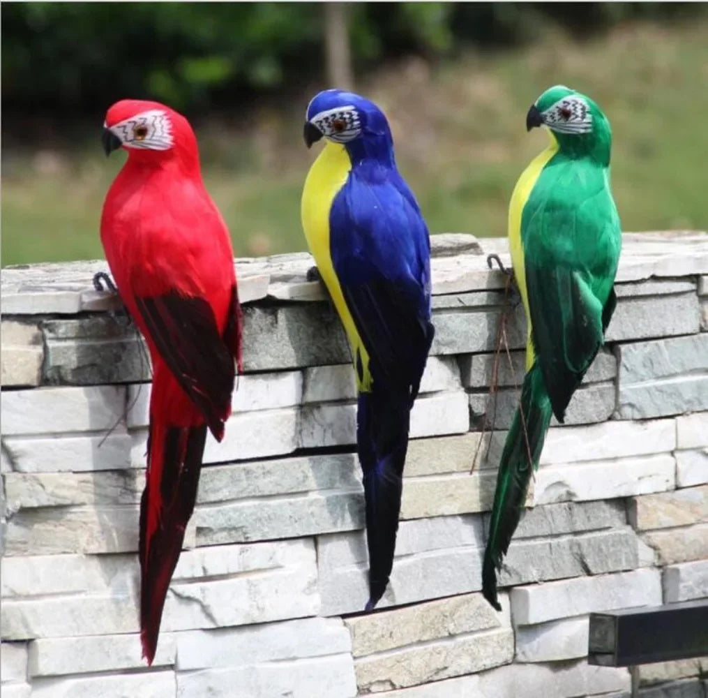 Decorative Feather Parrot Ornament – 25 cm or 35 cm