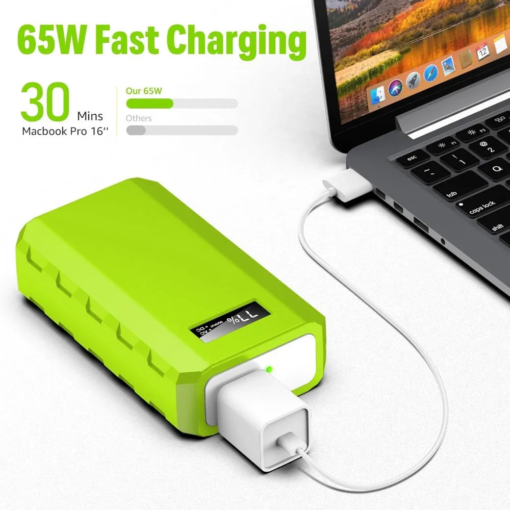 88Wh Portable Power Station AC Outlet Solar Generator Laptop Home Backup