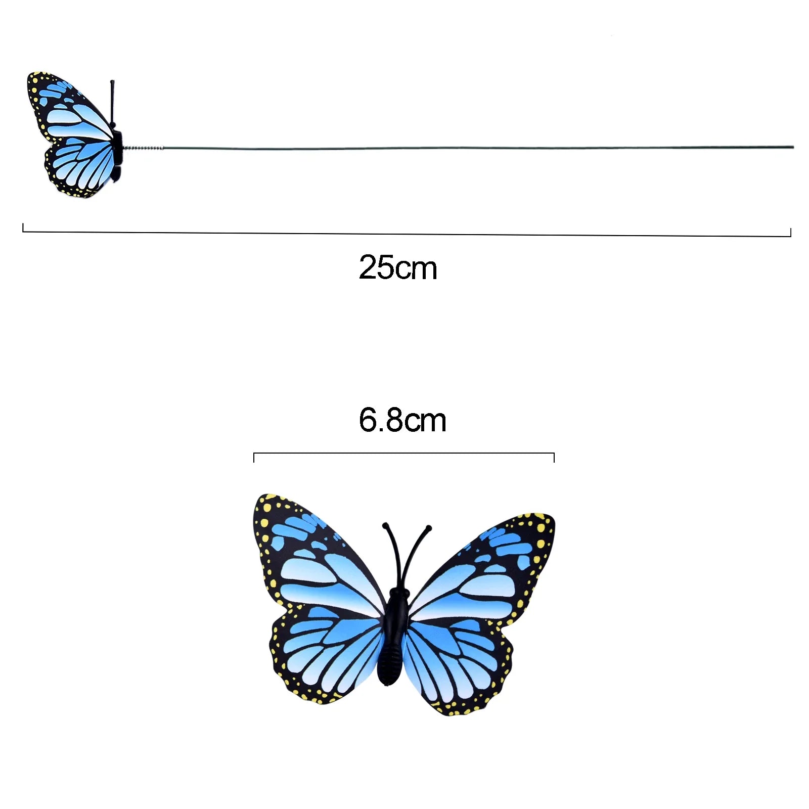 24Pcs Colorful Butterfly Garden Stakes | Outdoor Whimsical Yard Decor