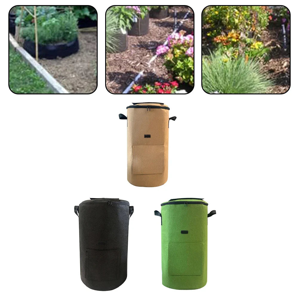 Composting Efforts Compost Bag Garbage Compost Bin Composting Bag For Organic Waste Reusable Bag Convenient Size
