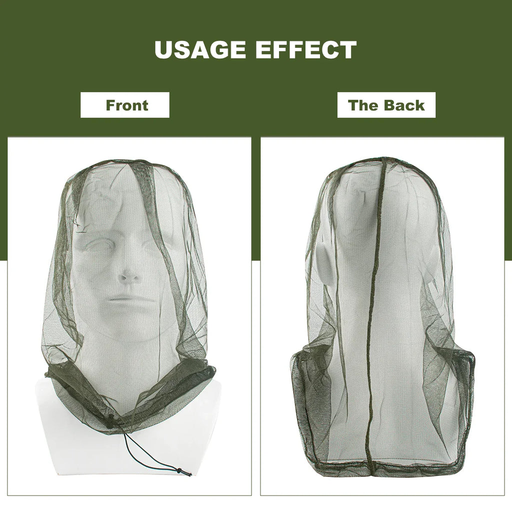 Ultra Large Mosquito Head Net | Premium Insect Face Protector for Outdoor Camping