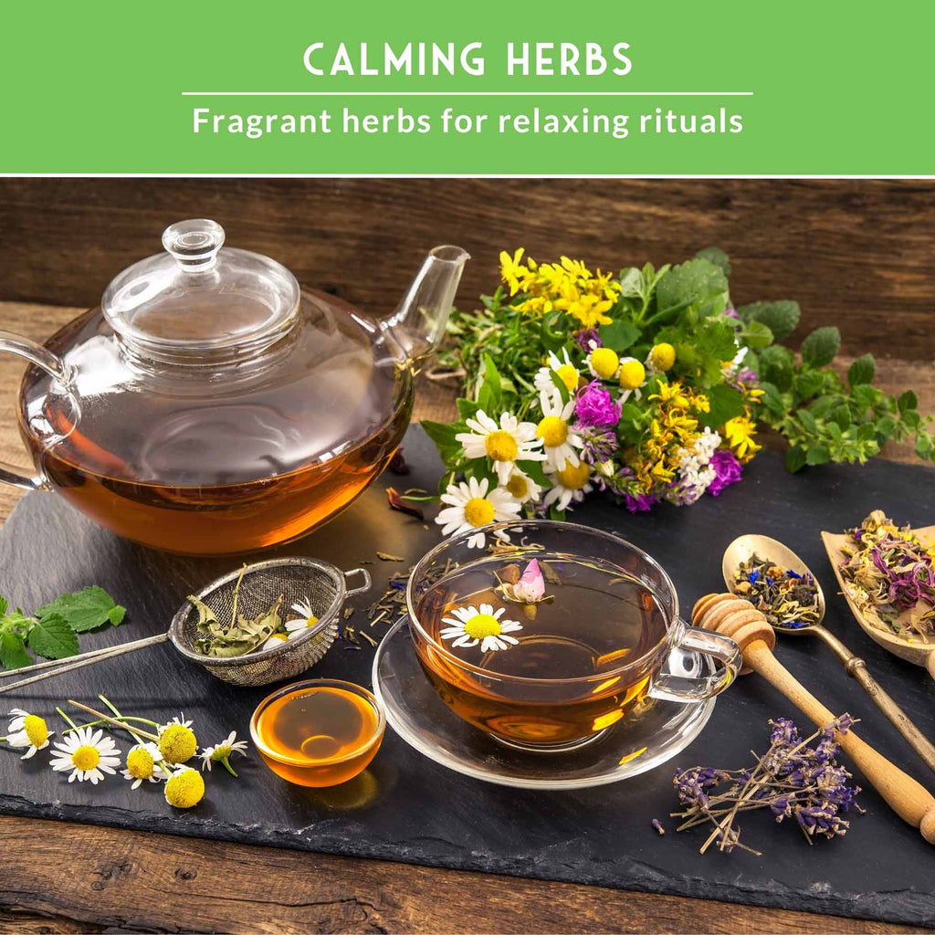 Herbal Tea Garden Seeds Kit – 5 Heirloom Medicinal Herbs for Soothing Teas, Remedies & Pollinator-Friendly Gardens