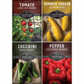 Kabob Skewer Vegetable Seed Collection – 4 Heirloom Grilling Favorites for Fresh, Flavorful Summer Cooking