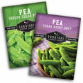 Sugar Pea Seed Collection – Oregon Sugar Pod II & Sugar Daddy Snap Peas for Crisp, Sweet Cool-Season Harvests