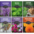 Pest Defense Seed Collection – 6 Heirloom Herbs & Flowers for Natural Garden Protection