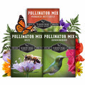 Pollinator Flower Seed Collection - Wildflower Mixes for Bees, Butterflies & Hummingbirds