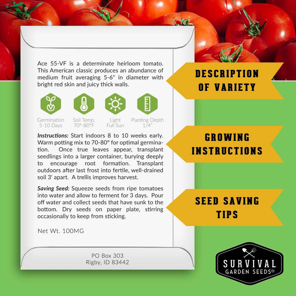 Slicing Tomato Seed Collection – 5 Heirloom & Beefsteak Varieties for Large, Meaty Sandwich Tomatoes