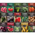 15-Variety Non-GMO Heirloom Vegetable Seed Collection