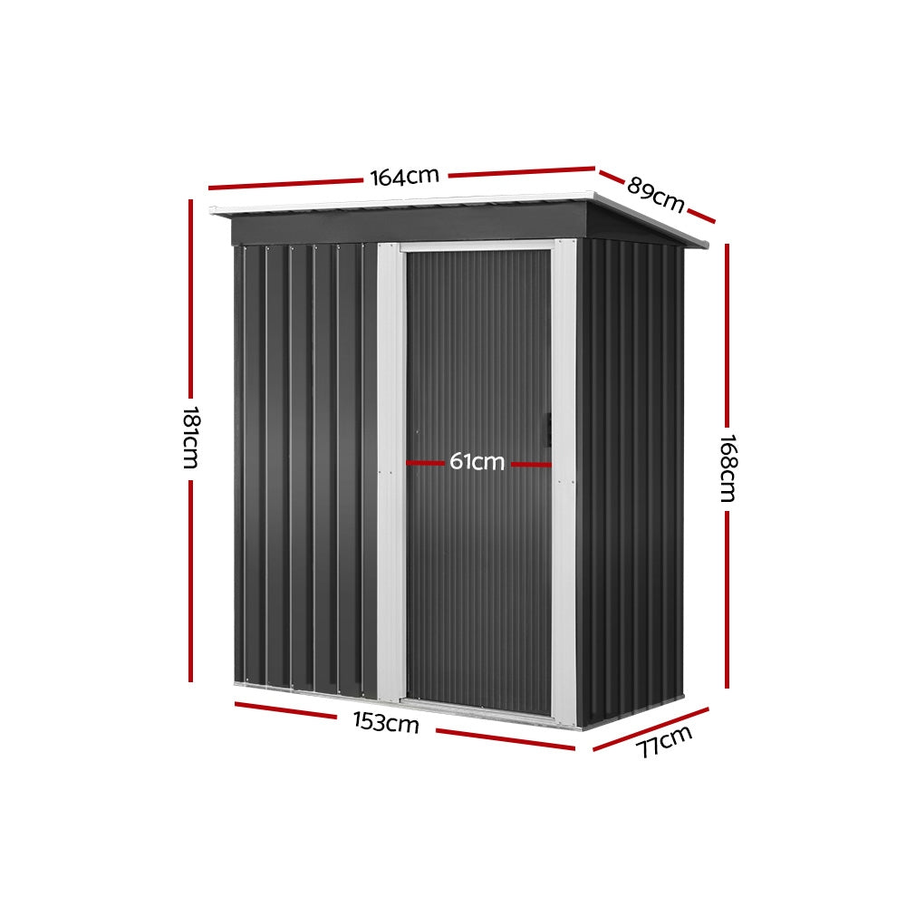 NNEDSZ Garden Shed Outdoor Storage Sheds Tool Workshop 1.64x0.89M