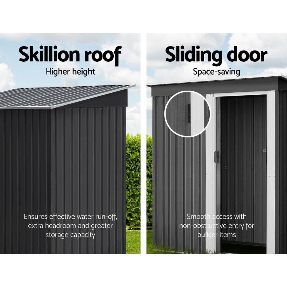 NNEDSZ Garden Shed Outdoor Storage Sheds Tool Workshop 1.64x0.89M