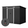 NNEDSZ Garden Shed Outdoor Storage Sheds Tool Workshop 2.38x1.31M