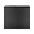 NNEDSZ Garden Shed Outdoor Storage Sheds Tool Workshop 2.58X3.14X2.02M with Base