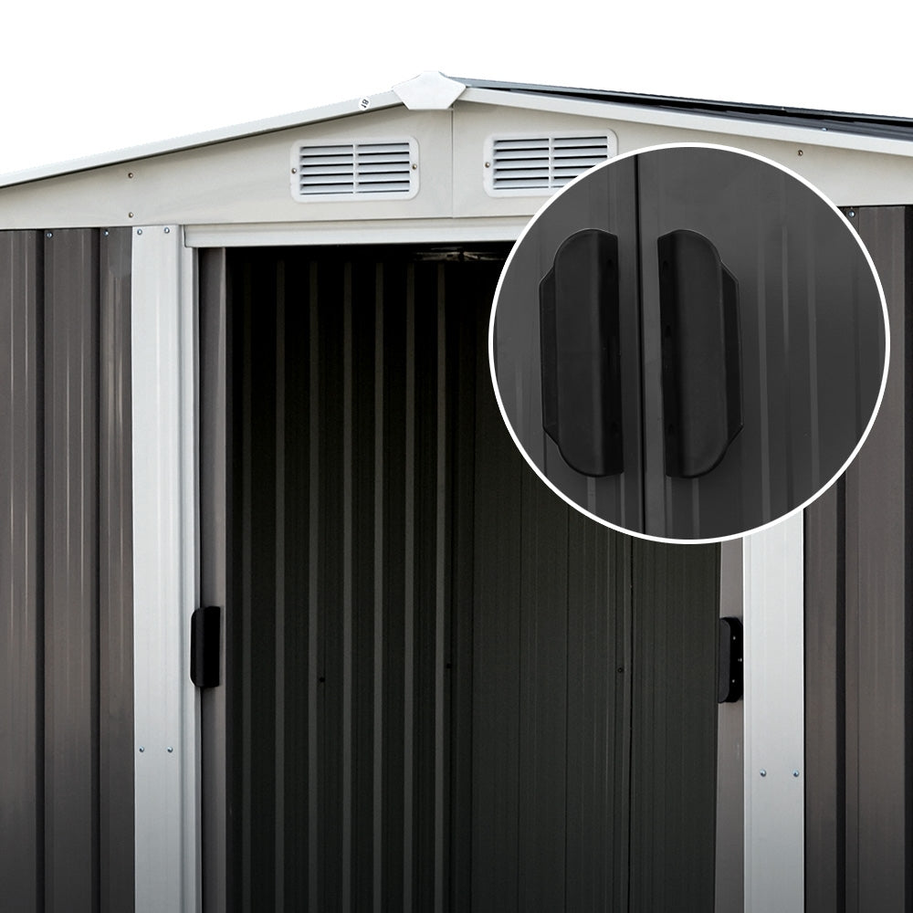 NNEDSZ Garden Shed Outdoor Storage Sheds Tool Workshop 2.57x2.05x1.78M