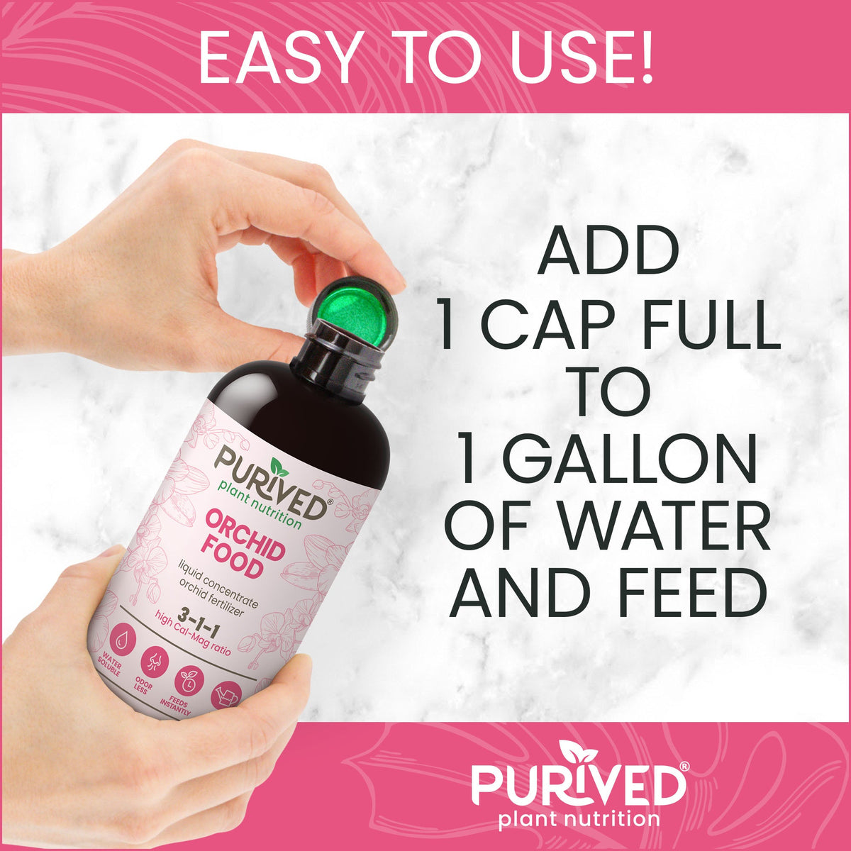 Purived Orchid Food 16oz