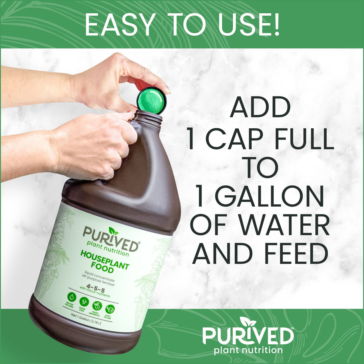 Purived Houseplant Food 1 Gallon