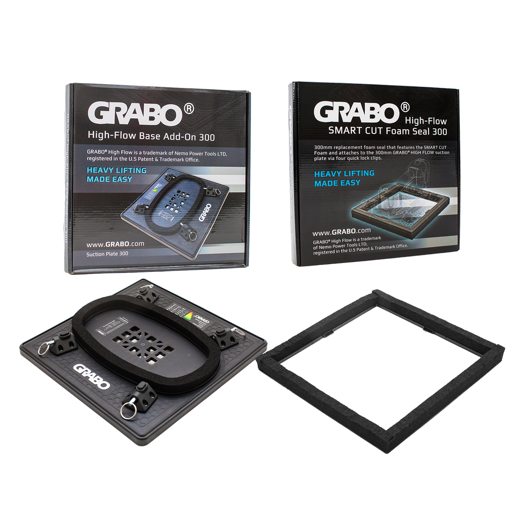 GRABO HighFlow Plate 300 and Smart Cut Seal Kit, 150 lb