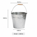 Galvanized Bucket Planter