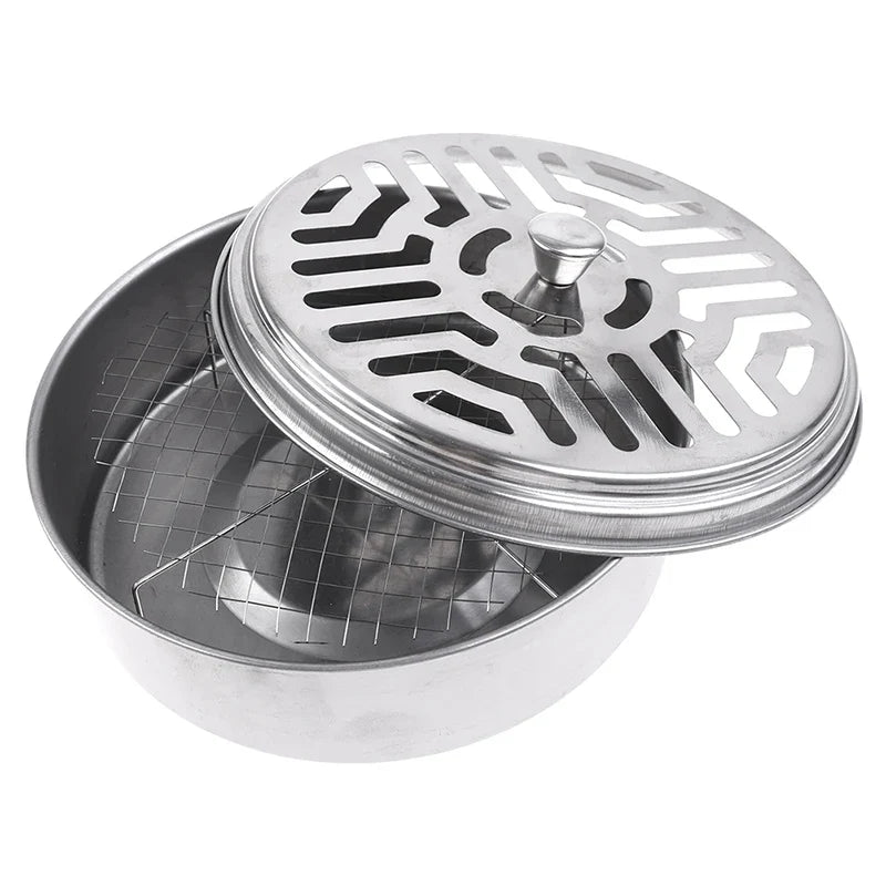 Mosquito Coil Holder | Mesh Stand Incense Burner for Camping and Garden