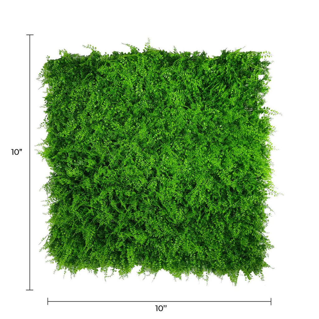 Sample Panel – Lush Fern Green Wall (Small Sample)