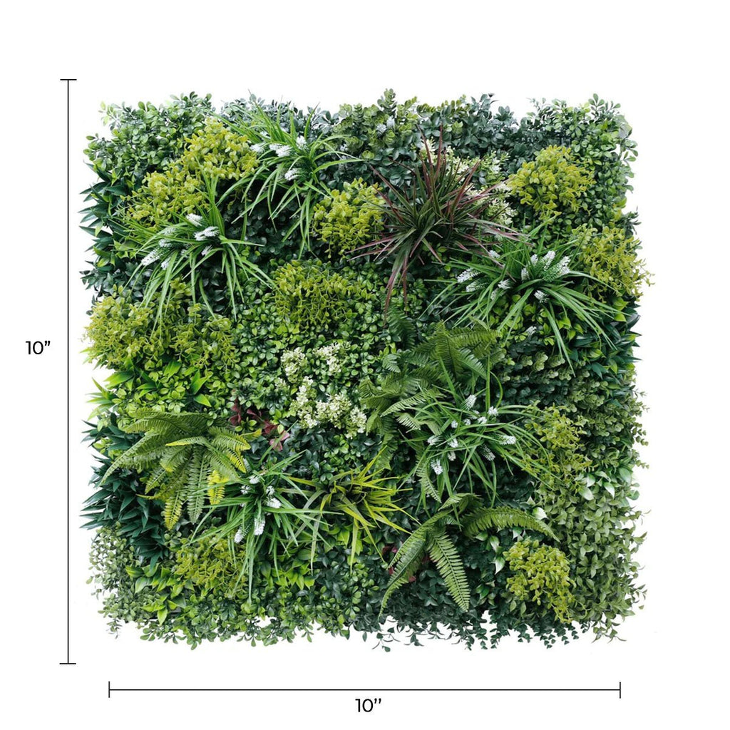 Sample Panel – Lush Spring Vertical Garden (Small Sample)