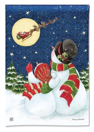 Santa Trackers Garden Flag Christmas
