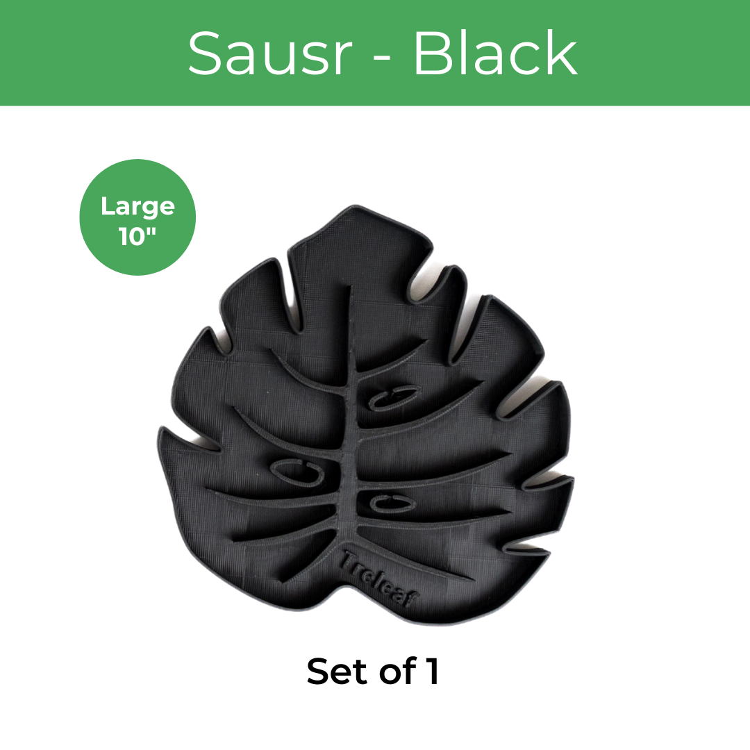Tera™ Sausr™ - Leaf-shaped Pot Saucer - Drip tray for houseplants - Humidity tray