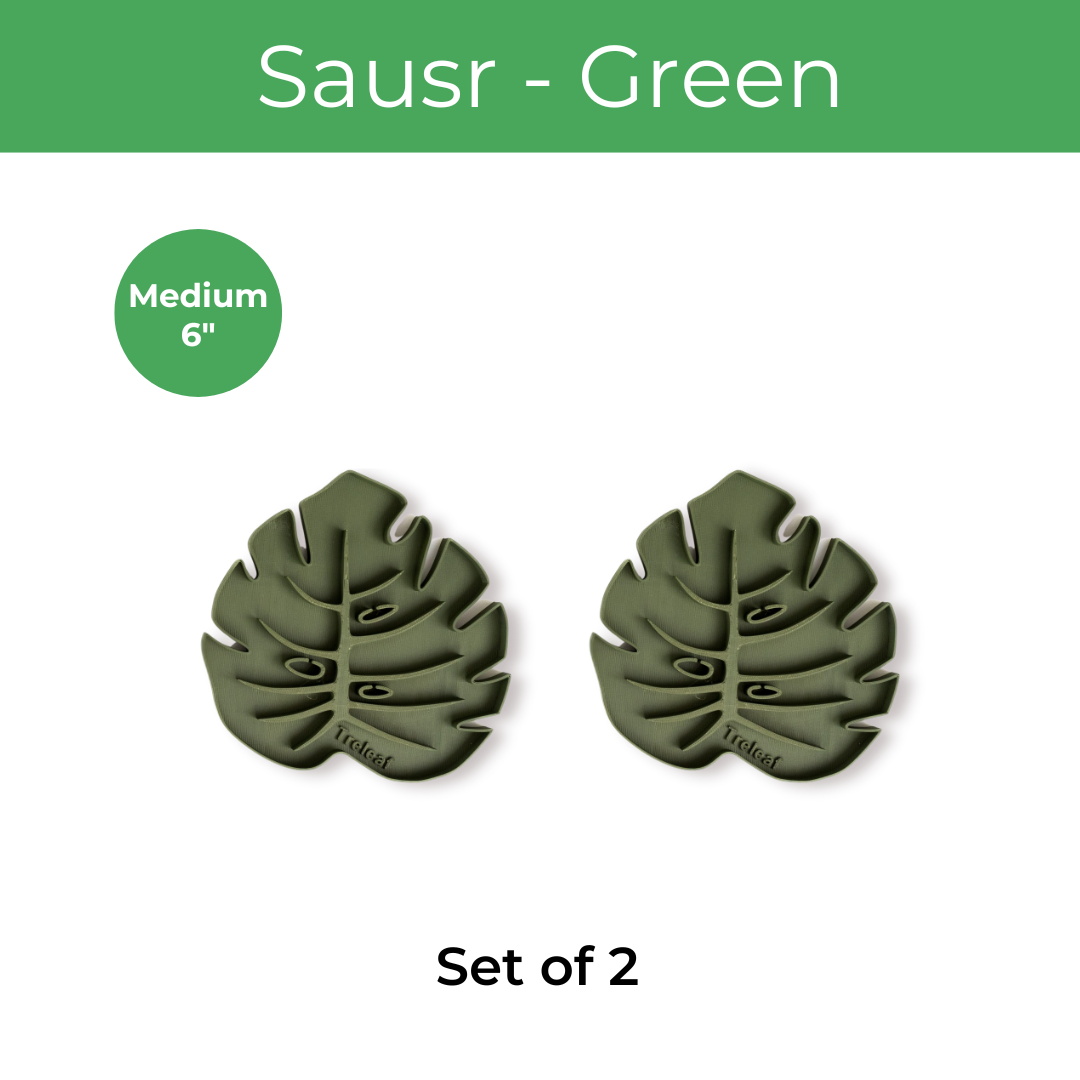 Tera™ Sausr™ - Leaf-shaped Pot Saucer - Drip tray for houseplants - Humidity tray