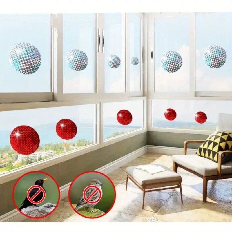 20 Pcs Reflective Bird Repellent Sticky Tape | Effective Pigeon Scare Tool for Garden and Farm