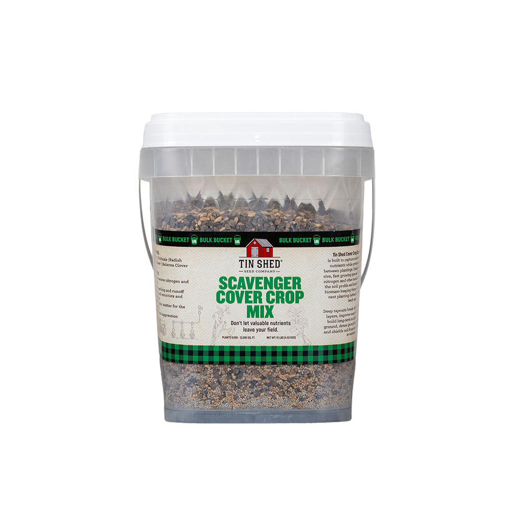 Scavenger Cover Crop Mix – 10 lb. - Covers 9000–12,000 sq ft (0.21–0.28 acres)