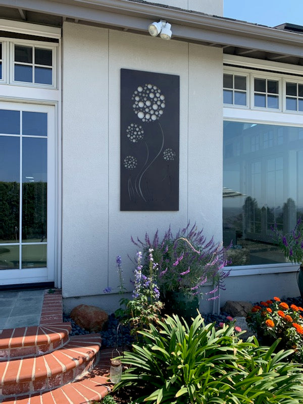 Metal Privacy Screen Panels / Wall Hanging (46" Inch)