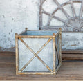 Park Hill |Metal Estate Planter, Small