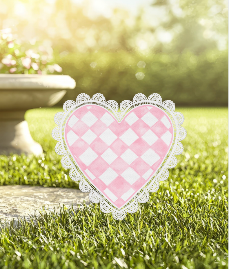 Sweet Heart Garden Stake
