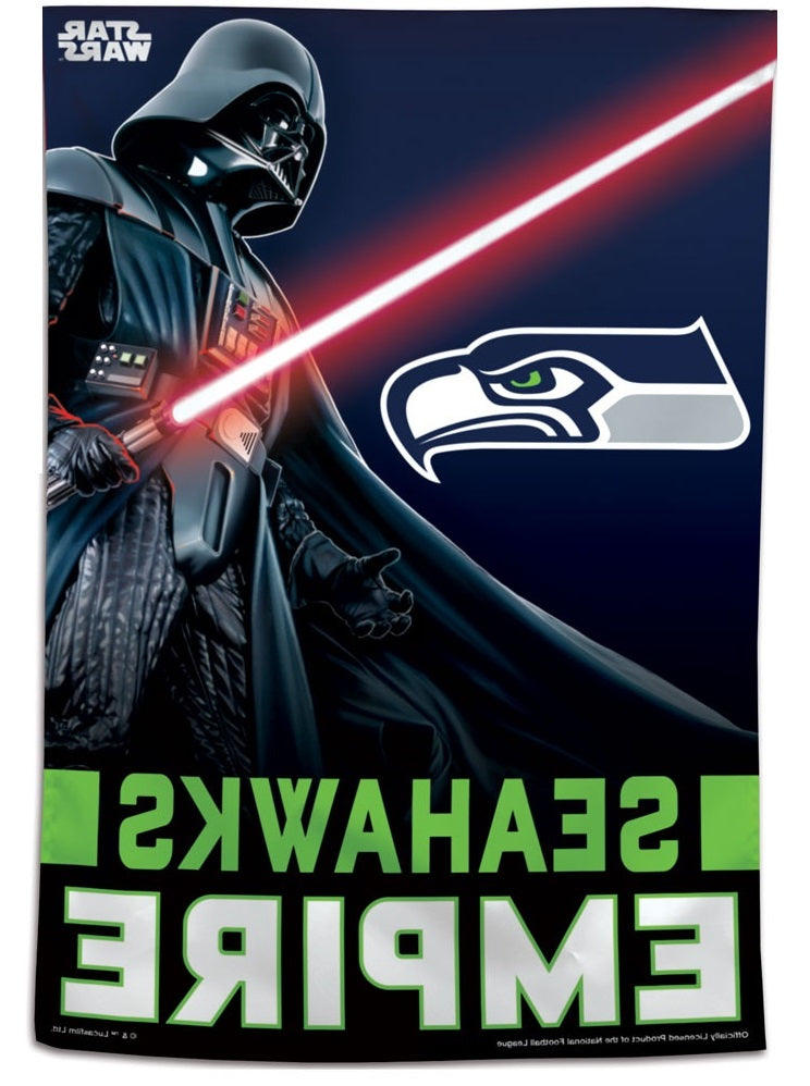 Seattle Seahawks Empire Banner Star Wars