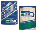 Seattle Seahawks Retro 2 Sided Garden Flag