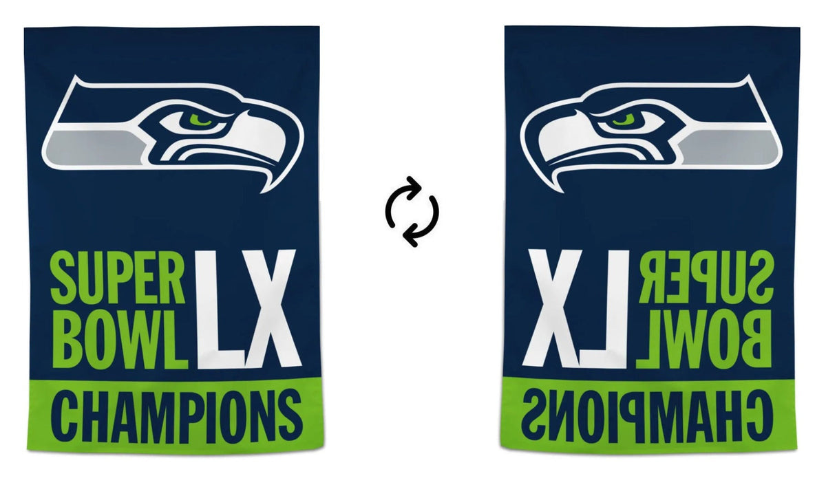 Seattle Seahawks Super Bowl LX Champions Banner