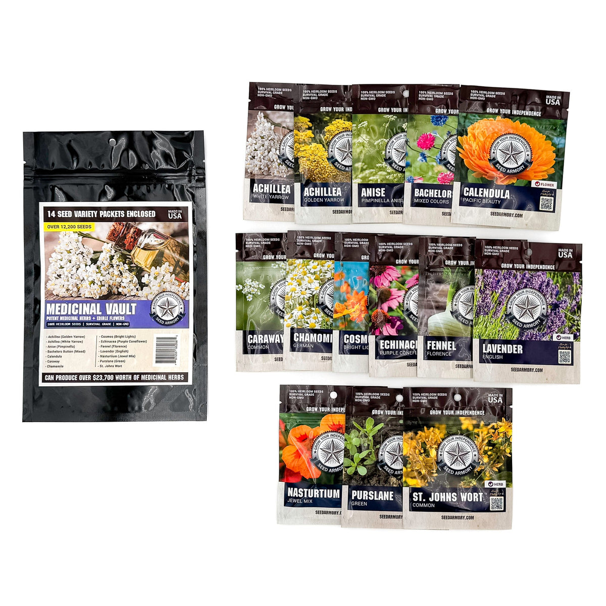 Independence Super Kit Seed Vault- 62 Varieties