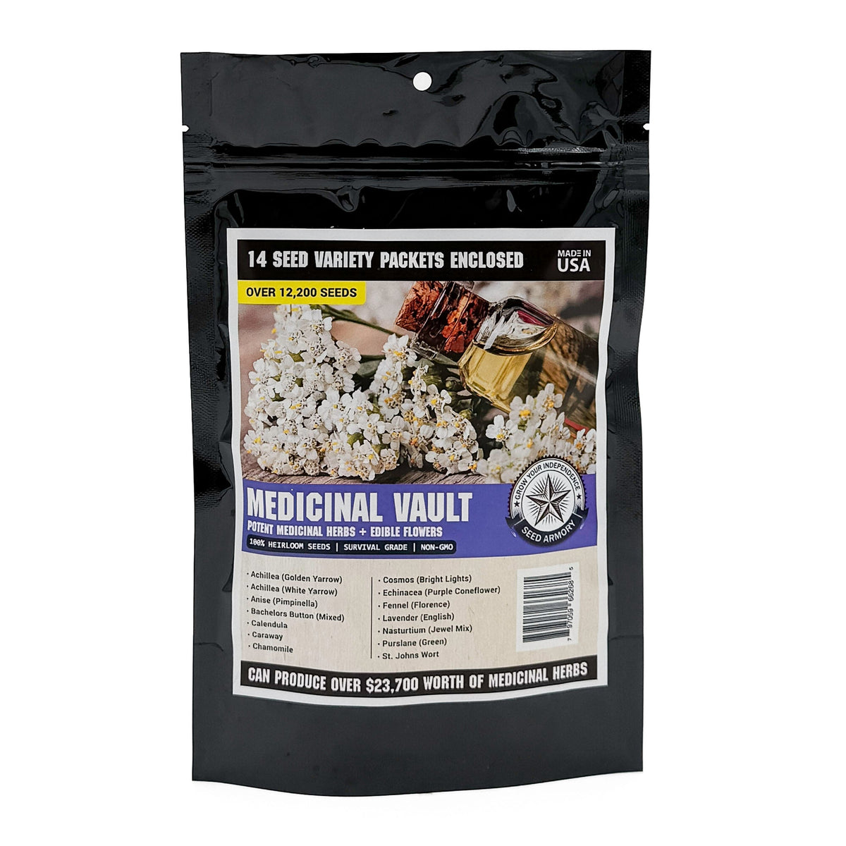 Survival Seed Vault Super Kit - 77 Varieties