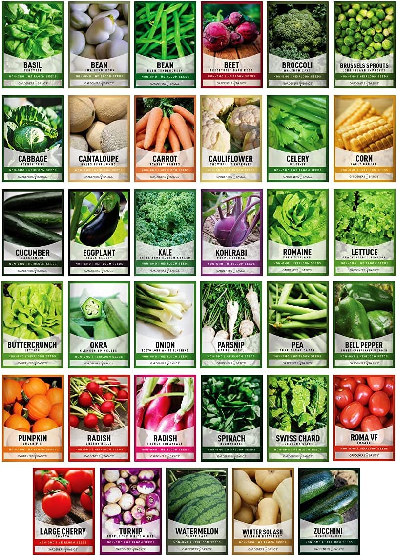 Heirloom Seed Collection: 105 Packets with Ammo Can