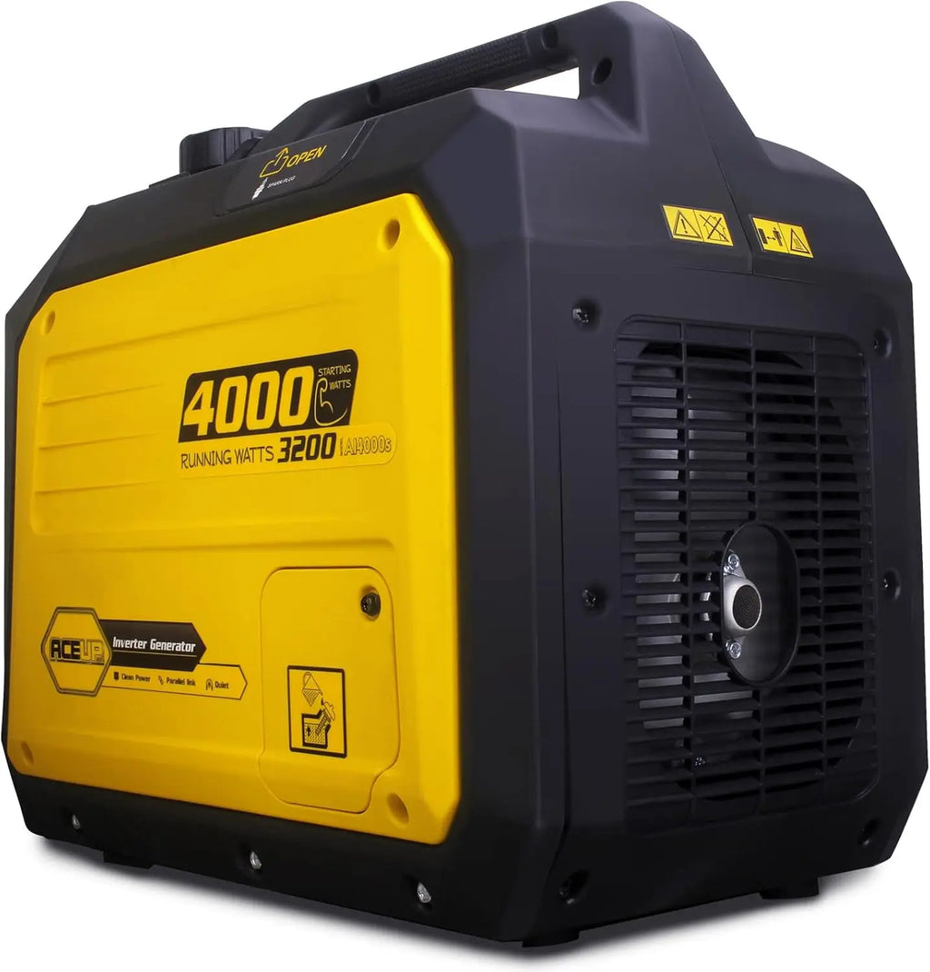 4000W Quiet Inverter Generator Gas Portable RV Ready Home Backup EPA