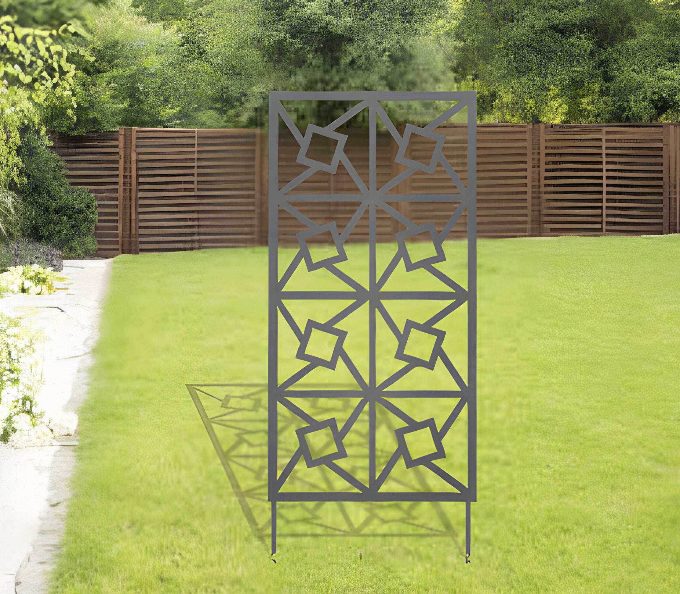 Shapes Metal Trellis/Privacy Screen