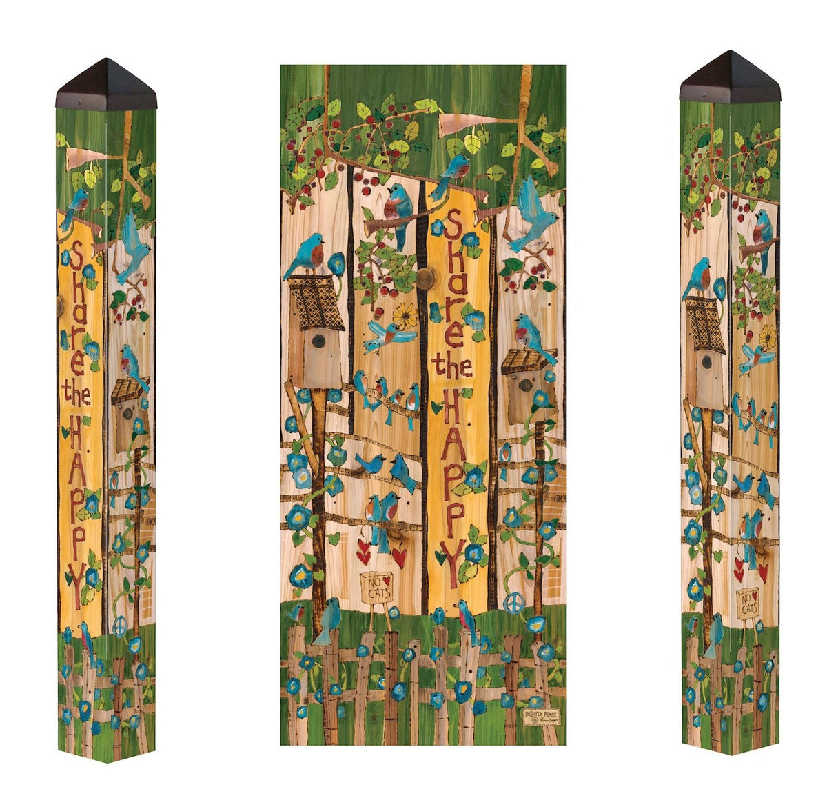 Share The Happy 40 Inch Art Pole