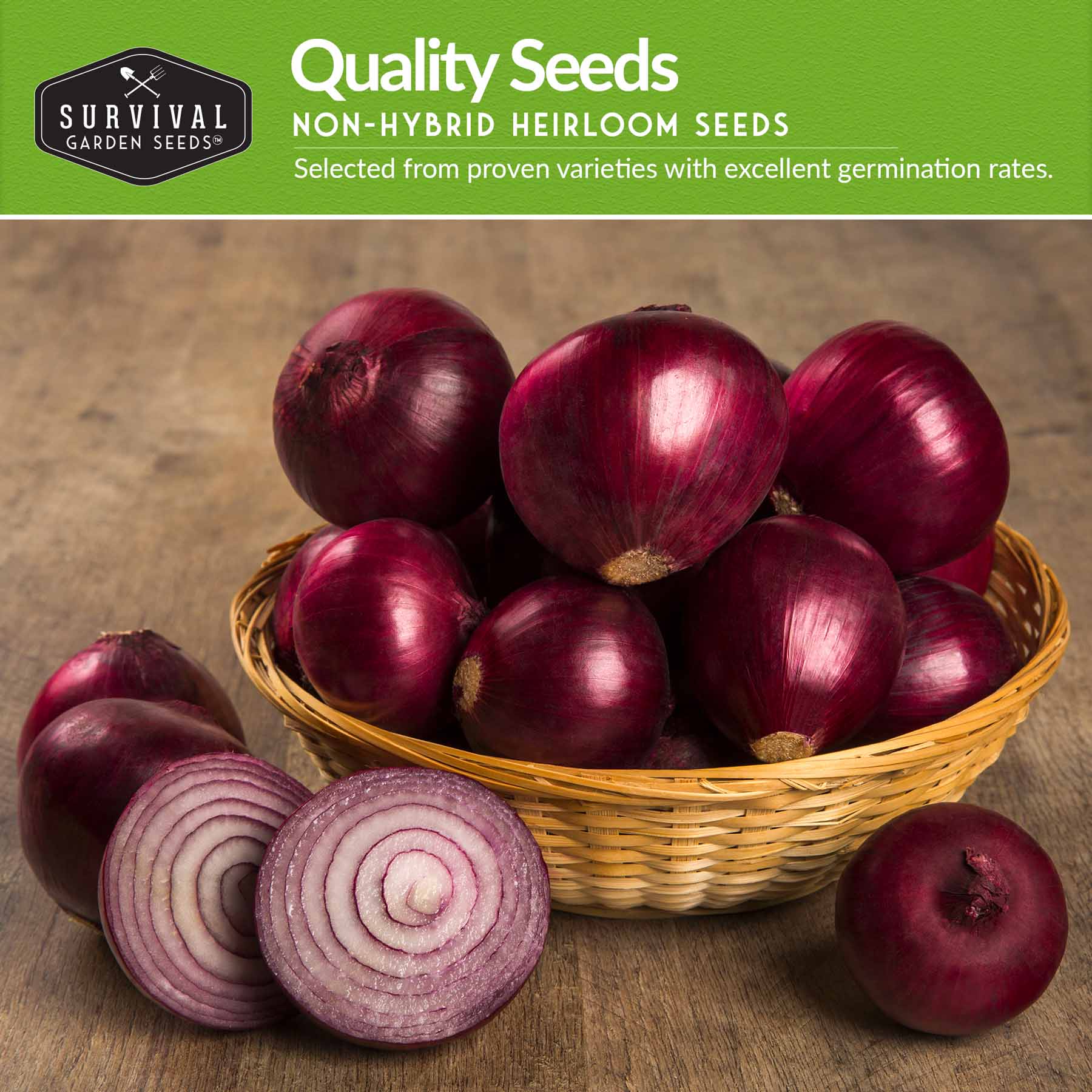 Short Day Onion Seed Collection – Red Burgundy, White Grano & Tokyo Long White Bunching for Southern Gardeners