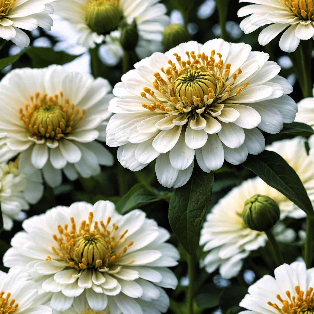 500 Mixed Colors CALIFORNIA GIANT ZINNIA Elegans Flower Seeds