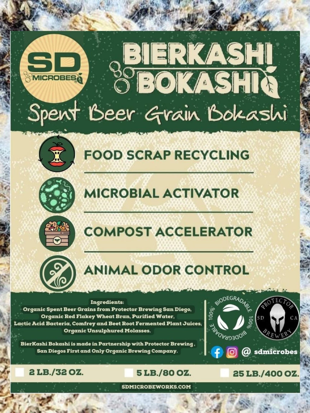 BierKashi Bokashi 5 to 50 lbs (Free Shipping)