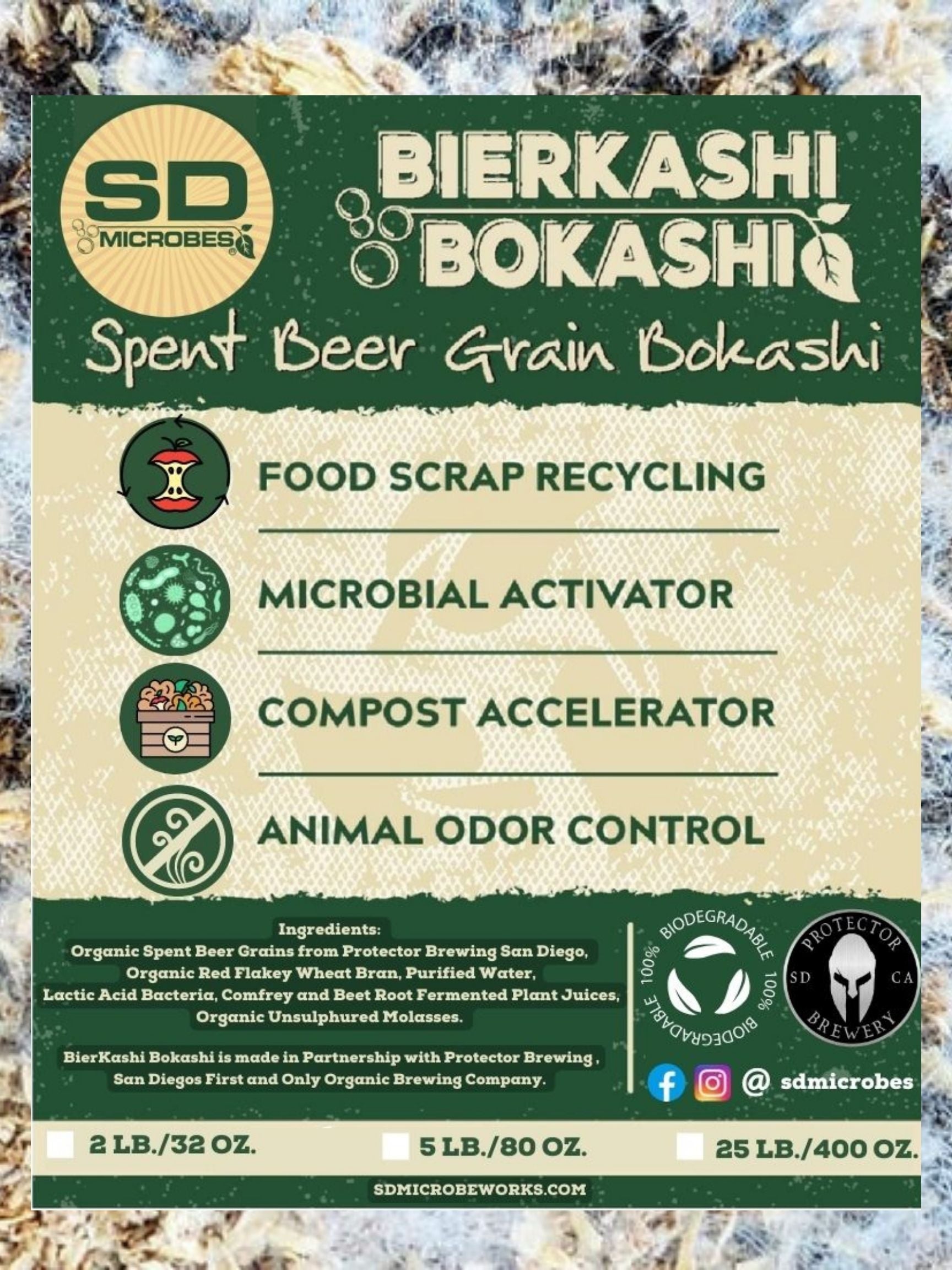 BierKashi Bokashi 5 to 50 lbs (Free Shipping)
