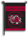 South Carolina Gamecocks Garden Flag 2 Sided Black Red