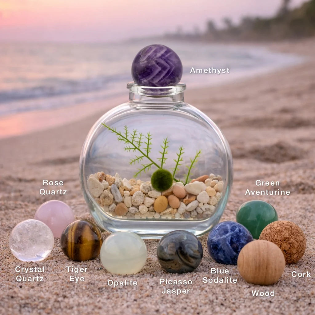 The Curiosity Orb Terrarium with Nano Moss Ball Pet